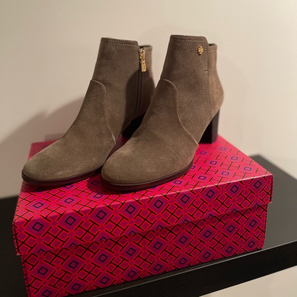 COPY - Tory Burch Sabe Suede Booties - Picture 4 of 4